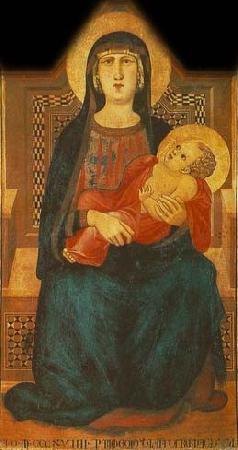 Ambrogio Lorenzetti Madonna of Vico l'Abate oil painting picture